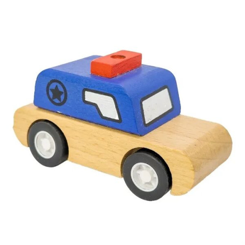 Wooden Police Car