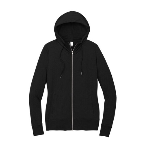 District Women's Featherweight French Terry Full-Zip Hoodie