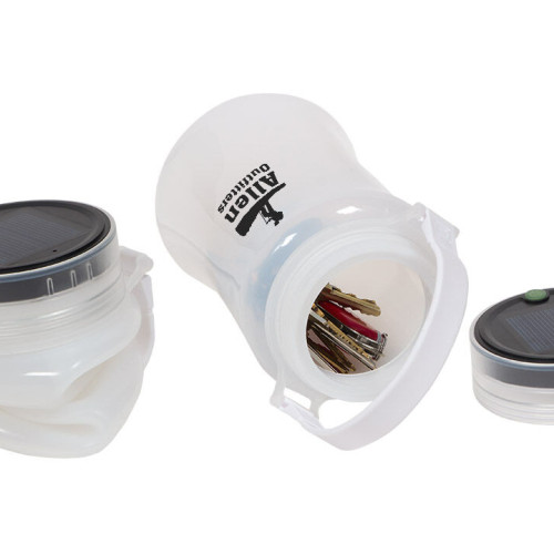 Foldable Waterproof Container with Solar Light