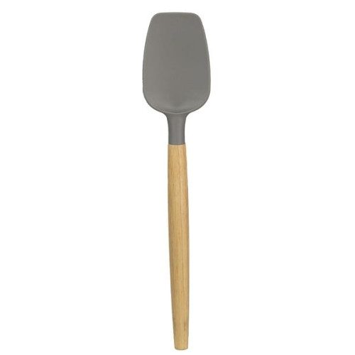 Stir Silicone Spatula W/ Wooden Handle