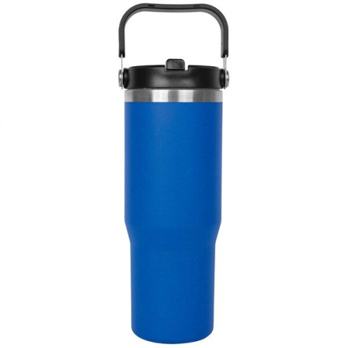 30oz. Stainless Steel Insulated Mug with Handle and Built-In