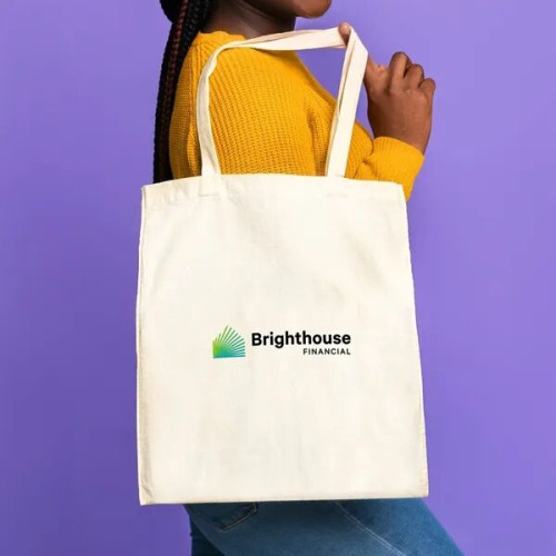 15"x16" Calico Cotton Tote Bag - 140GSM