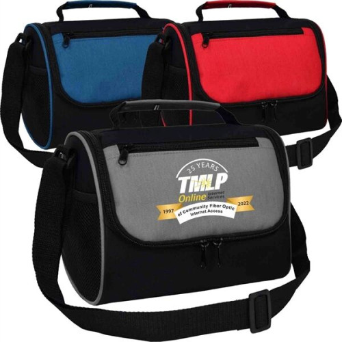 8-Can Frosty PEVA Lining Insulated Cooler Bag (11" x 9" x8")