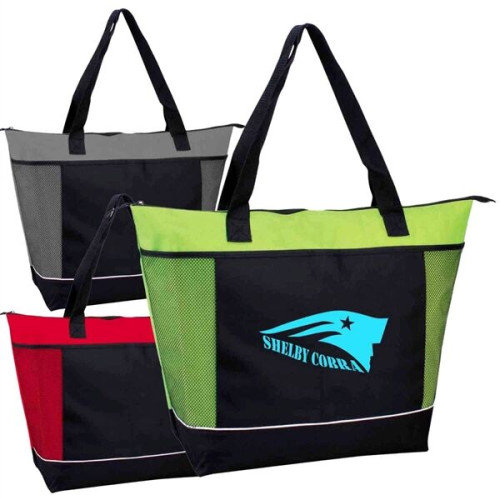 38-Can Insulated Jumbo Cooler Tote Bag (22" X 16" X 7.5")