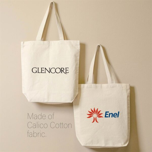 14"x17" Cotton Tote Bag with Gusset - 140GSM