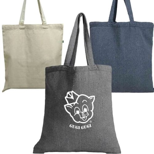 Recycled 12 Oz Economy Cotton Canvas Tote Bag
