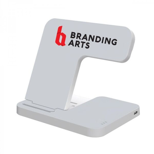 3-In-1 Foldable 15W Fast Wireless Charging Stand