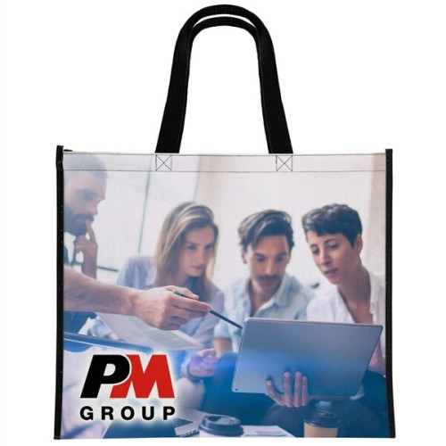 18" x 15" Laminated Full-Color Tote Bag