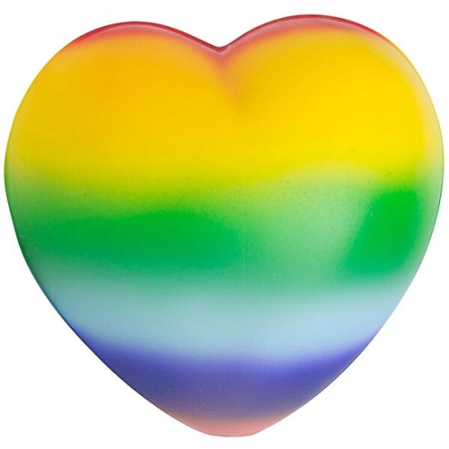 Rainbow Sweet Heart Stress Reliever