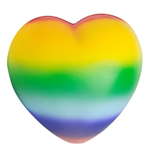 Rainbow Sweet Heart Stress Reliever