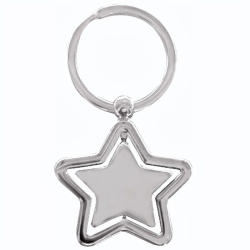 Star Shaped Chrome Metal Key Holder