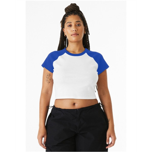 Ladies' Micro Ribbed Raglan Baby Tee