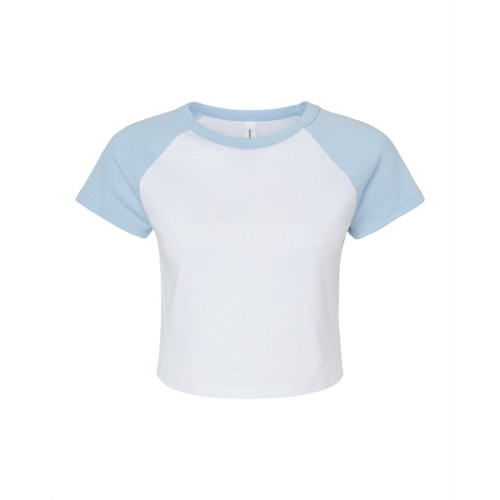 Ladies' Micro Ribbed Raglan Baby Tee