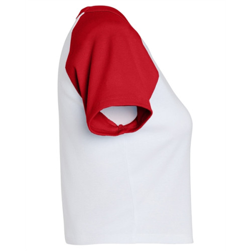 Ladies' Micro Ribbed Raglan Baby Tee