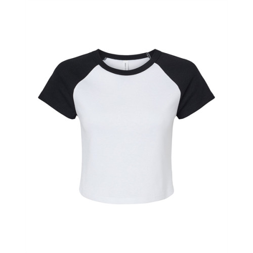 Ladies' Micro Ribbed Raglan Baby Tee