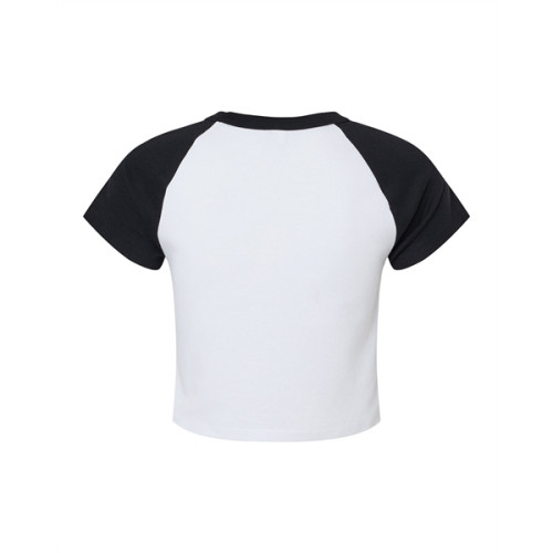 Ladies' Micro Ribbed Raglan Baby Tee