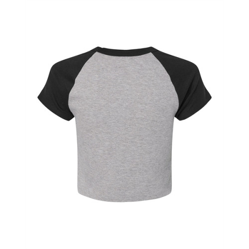 Ladies' Micro Ribbed Raglan Baby Tee