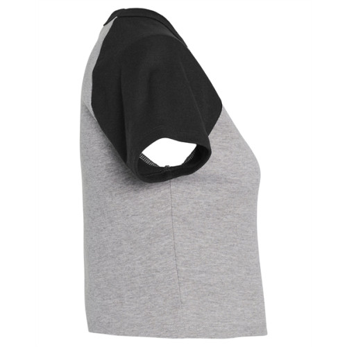 Ladies' Micro Ribbed Raglan Baby Tee
