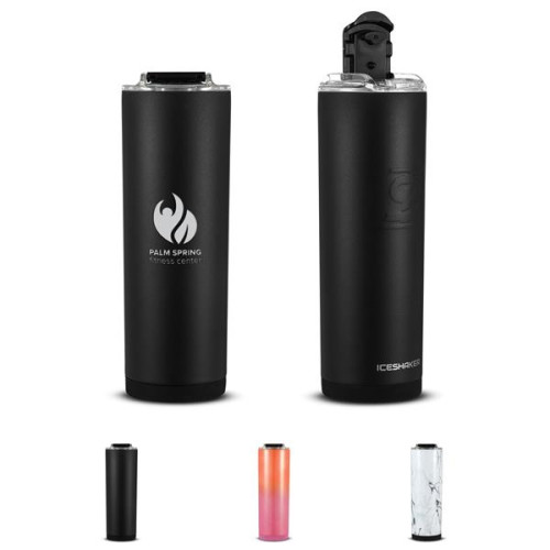 Ice Shaker 20 oz Stainless Steel Skinny Tumbler