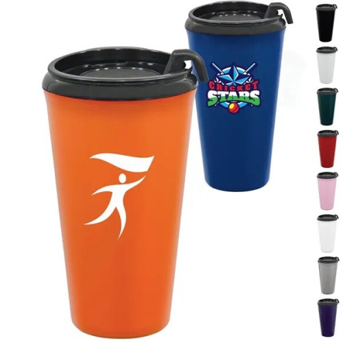 16 oz. USA Made Double Wall Insulated Tumbler W/ Slider Lid