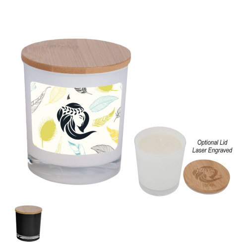 Bamboo Soy Candle With Full Color Label
