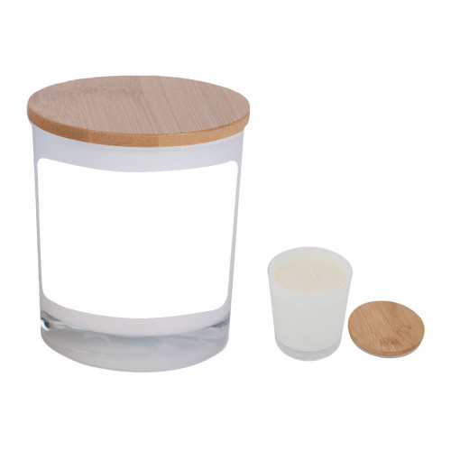 Bamboo Soy Candle With Full Color Label