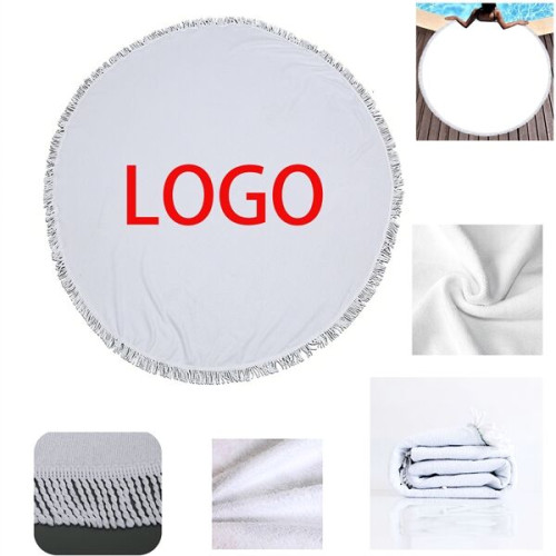 Round Beach Towel With Fringe MOQ 50PCS