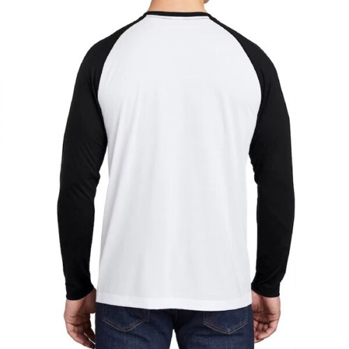 Unisex Sublimation Blackout Blank Long Sleeve T-Shirt