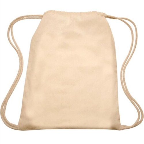 Cotton Cinch Up Bag Drawstring Backpacks (13.25"x 16.5")