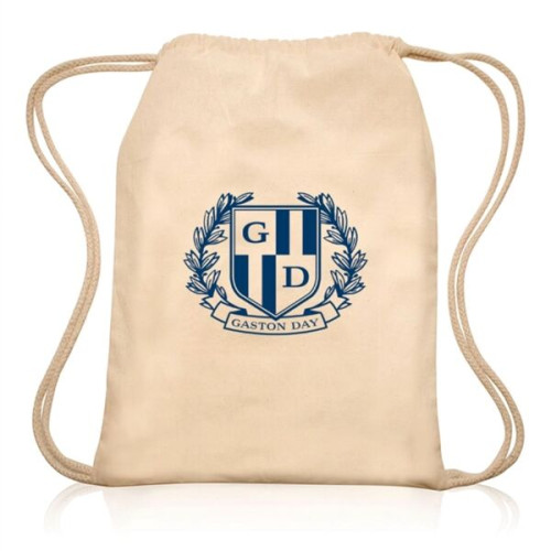 Cotton Cinch Up Bag Drawstring Backpacks (13.25"x 16.5")