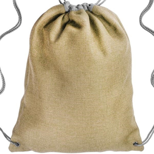 Linen Cromwell Drawstring Backpacks (13" x 16")
