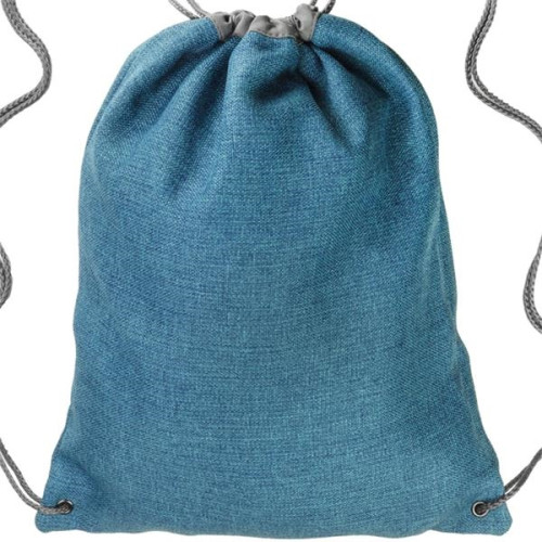 Linen Cromwell Drawstring Backpacks (13" x 16")