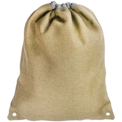 Linen Cromwell Drawstring Backpacks (13" x 16")