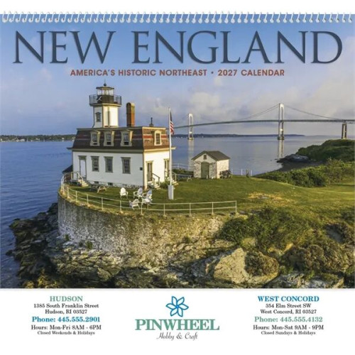 Triumph® Calendars New England Calendar