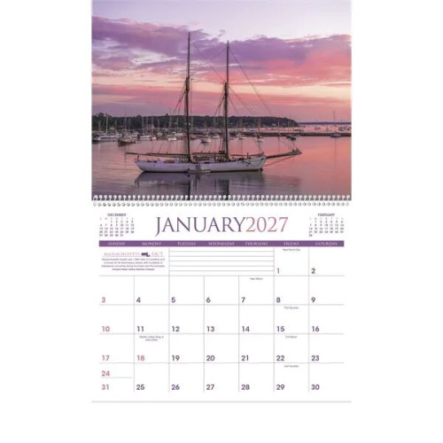 Triumph® Calendars New England Calendar