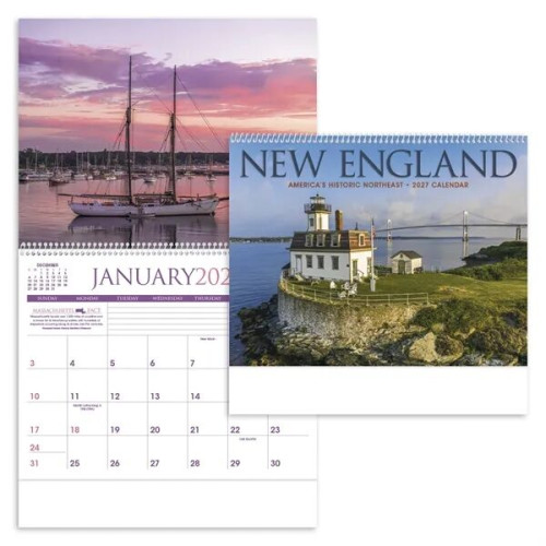 Triumph® Calendars New England Calendar