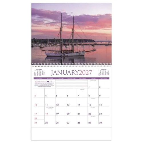 Triumph® Calendars New England Calendar