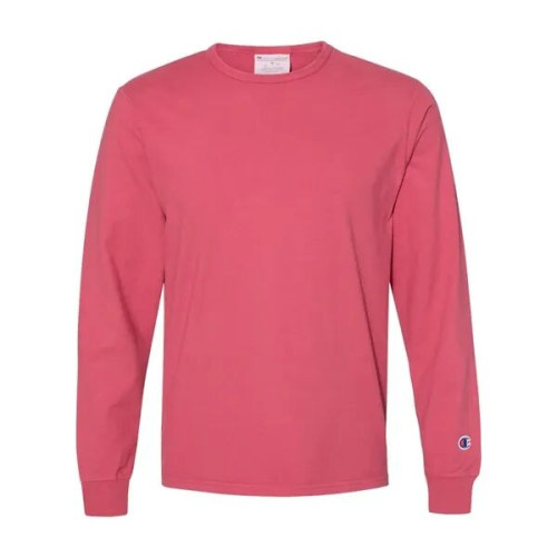 Champion Unisex Garment-Dyed Long Sleeve T-Shirt