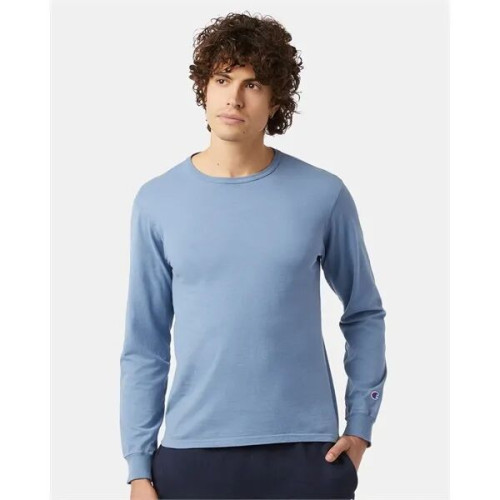 Champion Unisex Garment-Dyed Long Sleeve T-Shirt