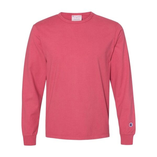 Champion Unisex Garment-Dyed Long Sleeve T-Shirt