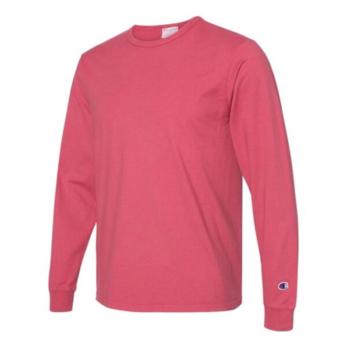 Champion Unisex Garment-Dyed Long Sleeve T-Shirt