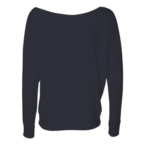 BELLA + CANVAS Women's Flowy Off Shoulder Long Sleeve Tee