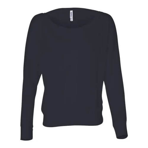 BELLA + CANVAS Women's Flowy Off Shoulder Long Sleeve Tee