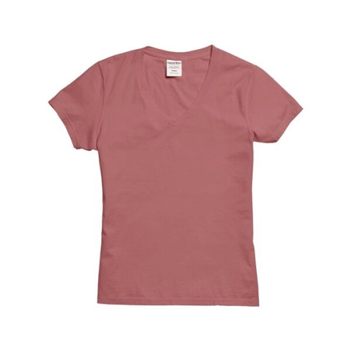 ComfortWash by Hanes Women's Garment-Dyed V-Neck T-Shirt