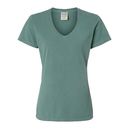 ComfortWash by Hanes Women's Garment-Dyed V-Neck T-Shirt