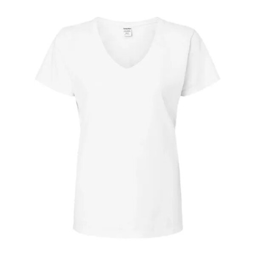 ComfortWash by Hanes Women's Garment-Dyed V-Neck T-Shirt