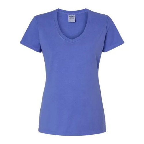 ComfortWash by Hanes Women's Garment-Dyed V-Neck T-Shirt