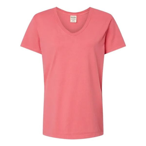 ComfortWash by Hanes Women's Garment-Dyed V-Neck T-Shirt