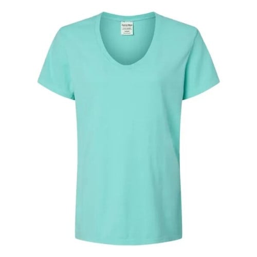 ComfortWash by Hanes Women's Garment-Dyed V-Neck T-Shirt