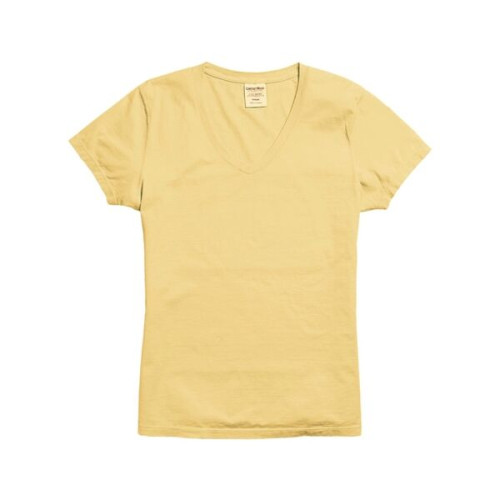 ComfortWash by Hanes Women's Garment-Dyed V-Neck T-Shirt